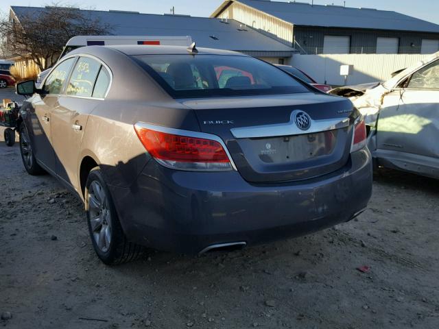 1G4GD5E38CF314026 - 2012 BUICK LACROSSE P GRAY photo 3