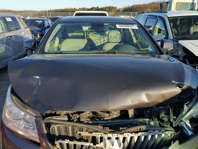 1G4GD5E38CF314026 - 2012 BUICK LACROSSE P GRAY photo 7