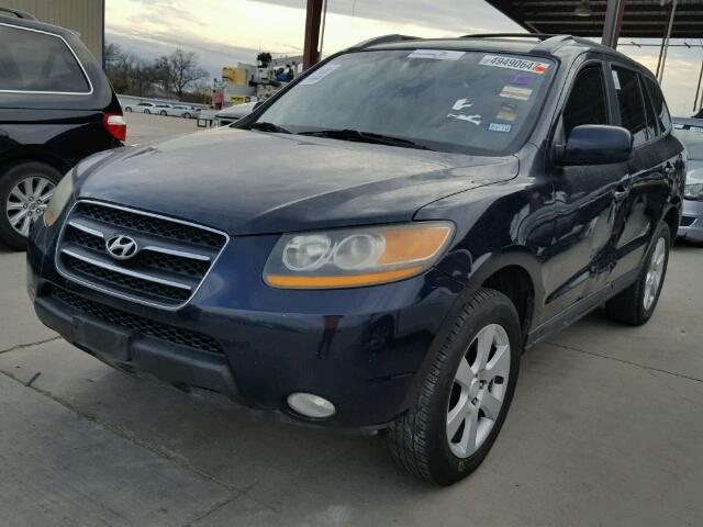 5NMSH13E79H243994 - 2009 HYUNDAI SANTA FE S BLUE photo 2