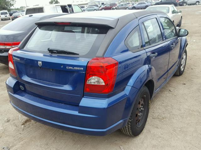 1B3HB28A39D218222 - 2009 DODGE CALIBER SE BLUE photo 4