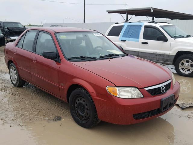 JM1BJ225310425837 - 2001 MAZDA PROTEGE LX RED photo 1