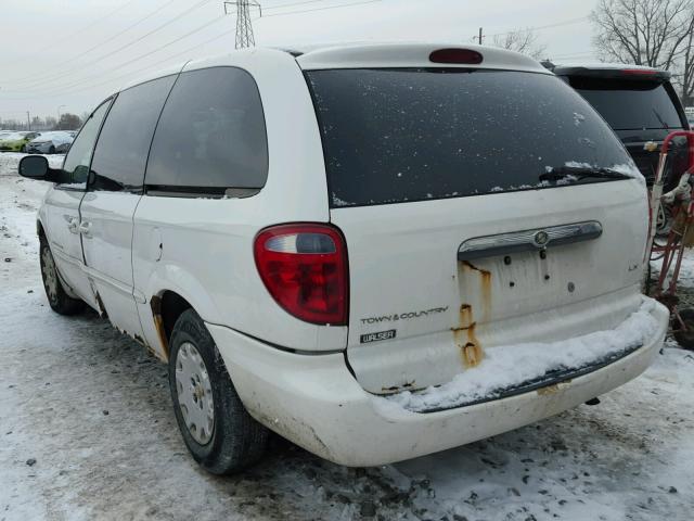 2C8GP443X1R206695 - 2001 CHRYSLER TOWN & COU WHITE photo 3