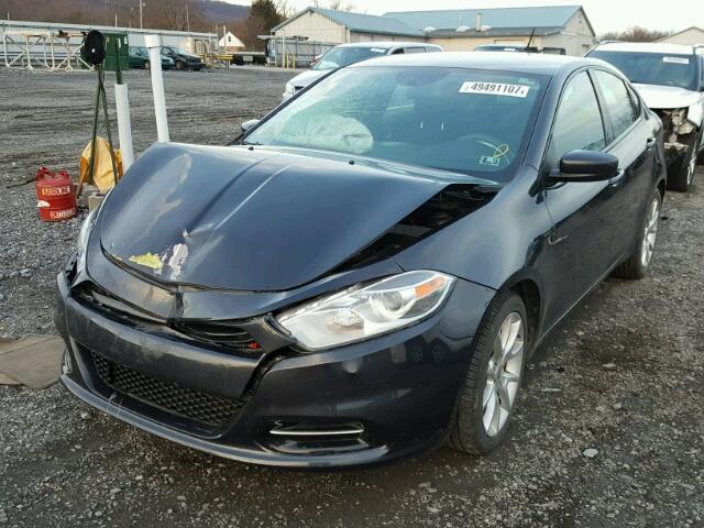 1C3CDFBA6DD240487 - 2013 DODGE DART SXT BLACK photo 2