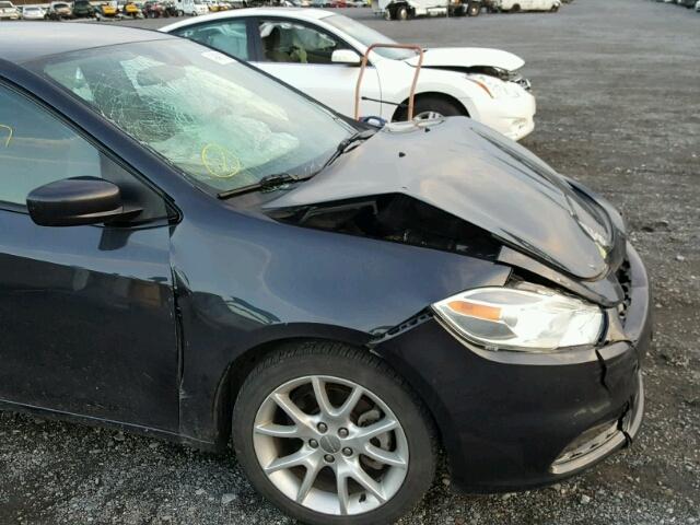 1C3CDFBA6DD240487 - 2013 DODGE DART SXT BLACK photo 9