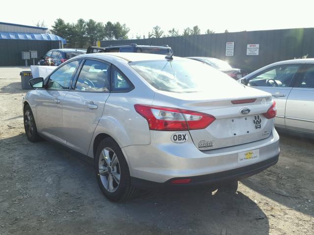 1FADP3F27EL153395 - 2014 FORD FOCUS SE SILVER photo 3