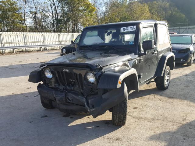 1C4AJWAG3FL736020 - 2015 JEEP WRANGLER S BLACK photo 2