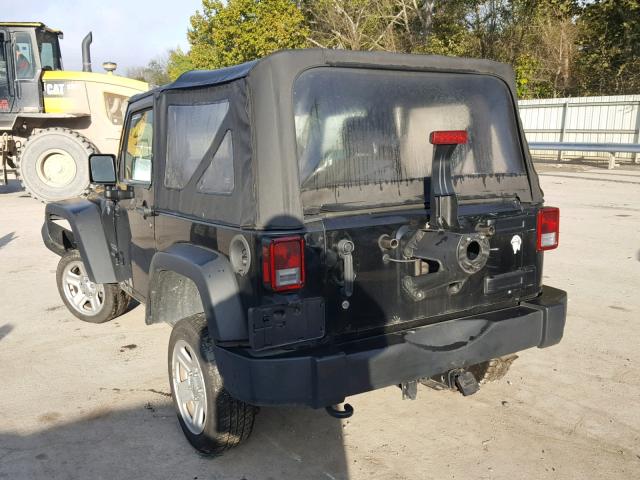 1C4AJWAG3FL736020 - 2015 JEEP WRANGLER S BLACK photo 3