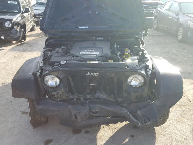 1C4AJWAG3FL736020 - 2015 JEEP WRANGLER S BLACK photo 7