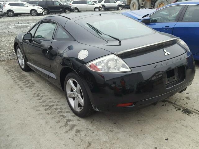 4A3AK24F27E043421 - 2007 MITSUBISHI ECLIPSE GS BLACK photo 3