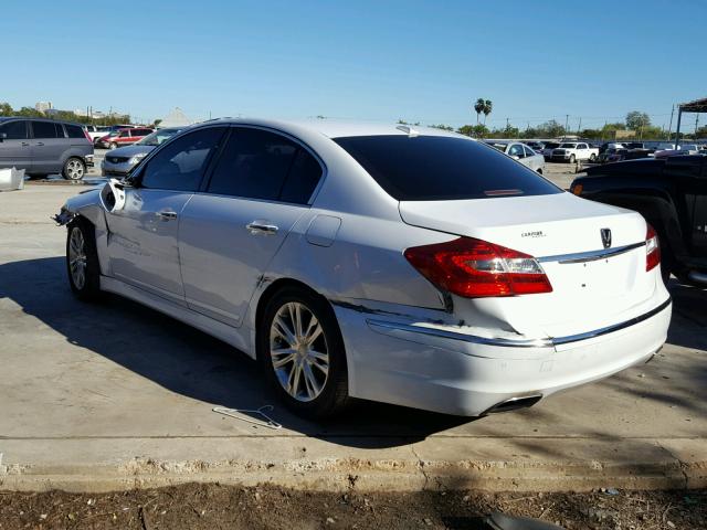 KMHGC4DD8EU266078 - 2014 HYUNDAI GENESIS 3. WHITE photo 3