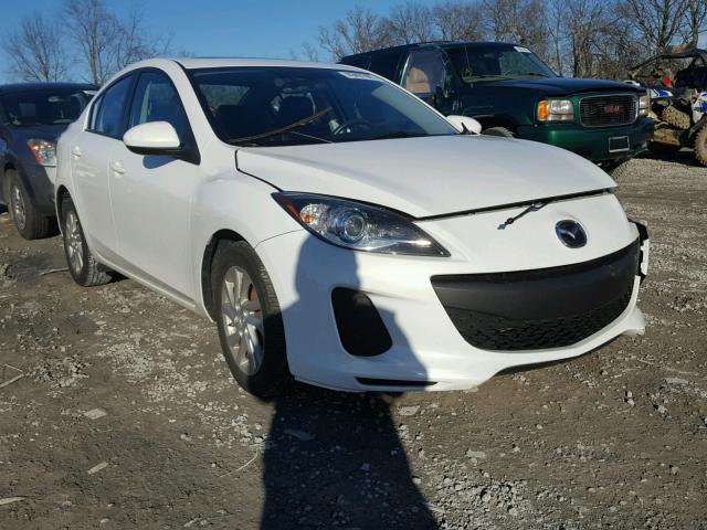 JM1BL1W70C1667594 - 2012 MAZDA 3 I WHITE photo 1