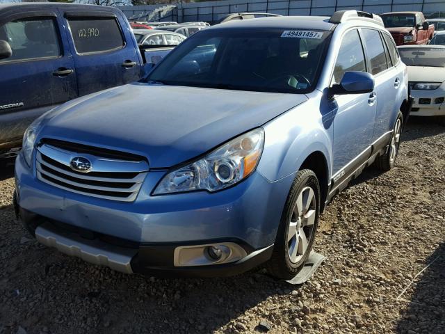 4S4BREKC5A2337140 - 2010 SUBARU OUTBACK 3. BLUE photo 2