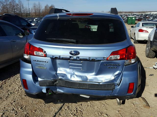 4S4BREKC5A2337140 - 2010 SUBARU OUTBACK 3. BLUE photo 9