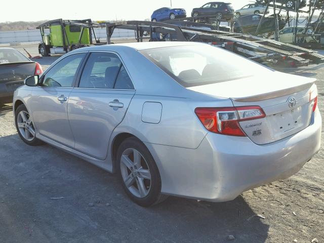 4T1BF1FK8EU411664 - 2014 TOYOTA CAMRY L SILVER photo 3