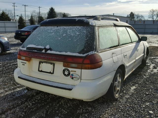 4S3BK4351X7301346 - 1999 SUBARU LEGACY L WHITE photo 4