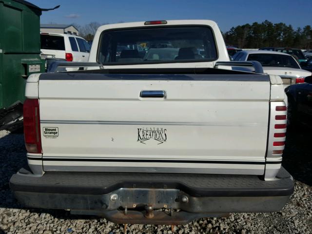 1FTEX15NXSKB76394 - 1995 FORD F150 WHITE photo 9