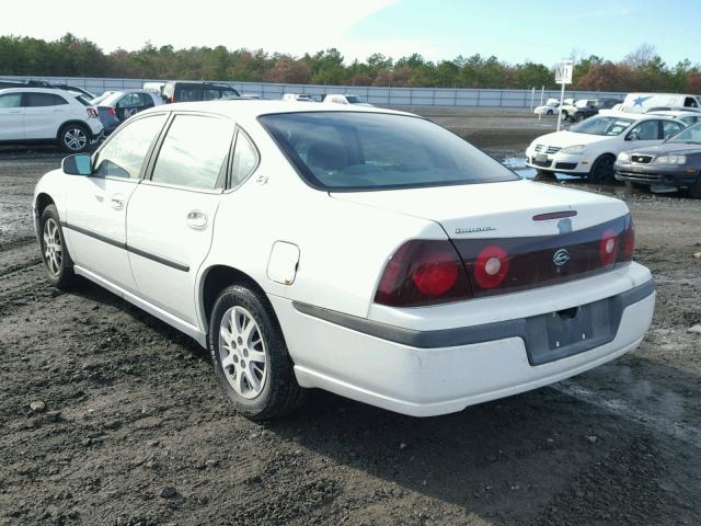 2G1WF52E039206372 - 2003 CHEVROLET IMPALA WHITE photo 3