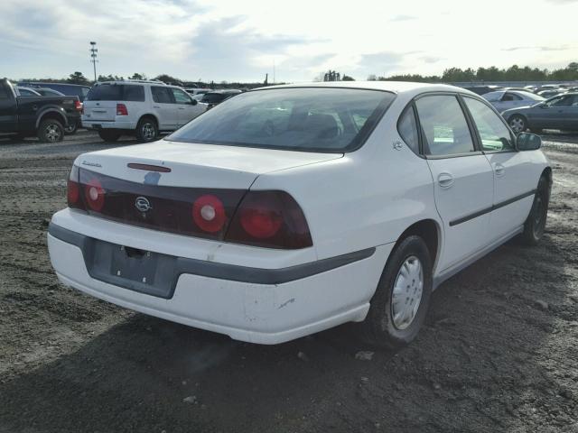 2G1WF52E039206372 - 2003 CHEVROLET IMPALA WHITE photo 4