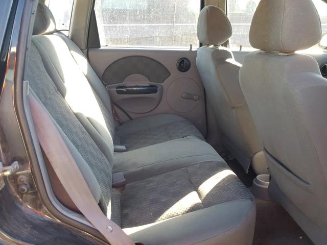 KL1TD62615B311798 - 2005 CHEVROLET AVEO BASE Qara foto 6
