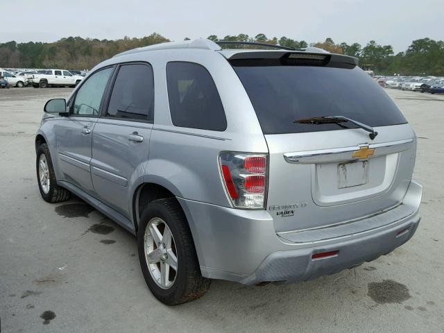 2CNDL63F966117146 - 2006 CHEVROLET EQUINOX LT SILVER photo 3