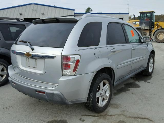 2CNDL63F966117146 - 2006 CHEVROLET EQUINOX LT SILVER photo 4