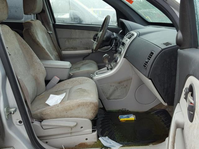 2CNDL63F966117146 - 2006 CHEVROLET EQUINOX LT SILVER photo 5