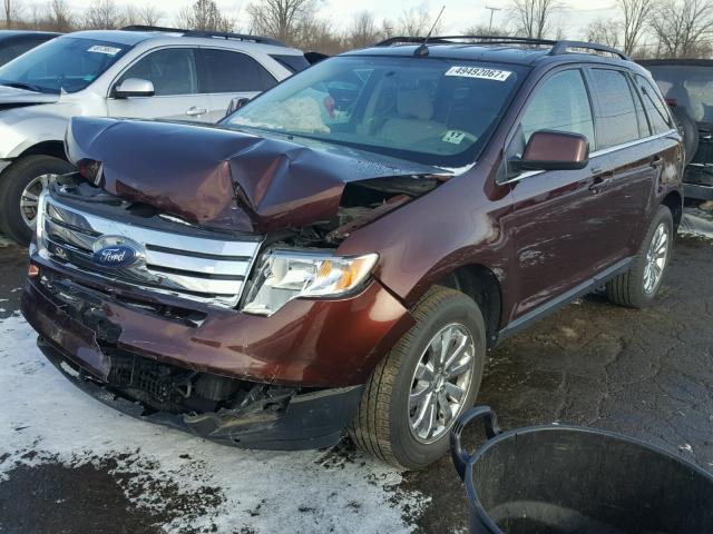 2FMDK49C19BA34620 - 2009 FORD EDGE LIMIT MAROON photo 2