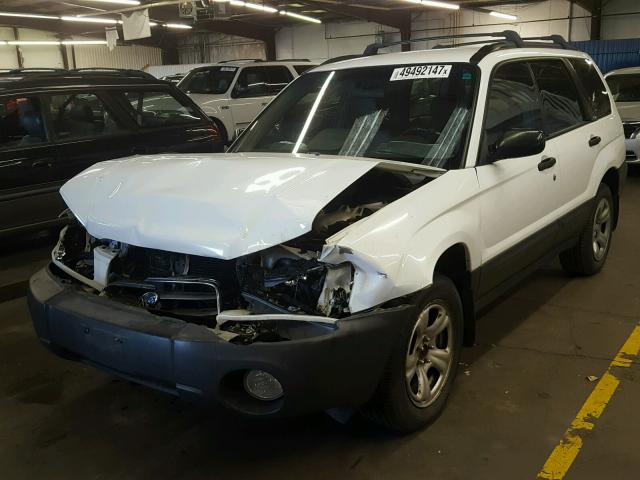 JF1SG63633H738913 - 2003 SUBARU FORESTER 2 WHITE photo 2