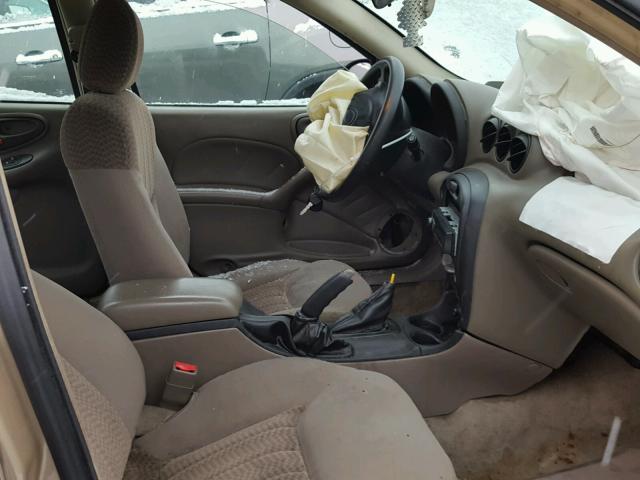 1G2NE52EX5M231473 - 2005 PONTIAC GRAND AM S GOLD photo 5
