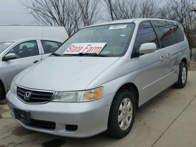 5FNRL18963B117496 - 2003 HONDA ODYSSEY EX SILVER photo 2