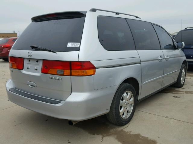 5FNRL18963B117496 - 2003 HONDA ODYSSEY EX SILVER photo 4