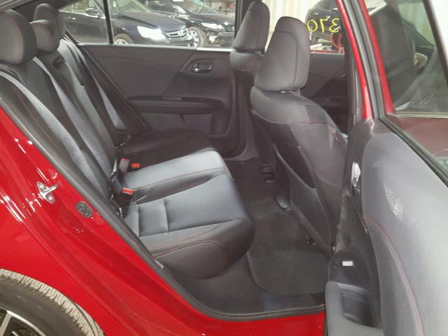 1HGCR2F15HA079915 - 2017 HONDA ACCORD SPO RED photo 6