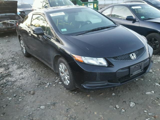 2HGFG3B56CH509348 - 2012 HONDA CIVIC LX BLACK photo 1