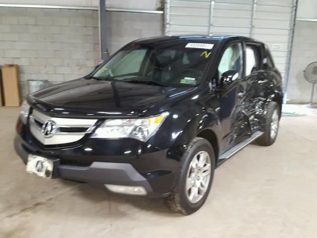 2HNYD28299H529782 - 2009 ACURA MDX BLACK photo 2