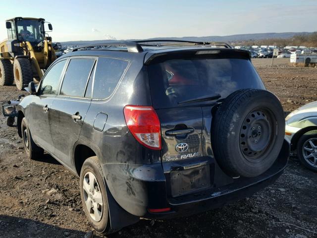 JTMBD33V285180280 - 2008 TOYOTA RAV4 BLACK photo 3