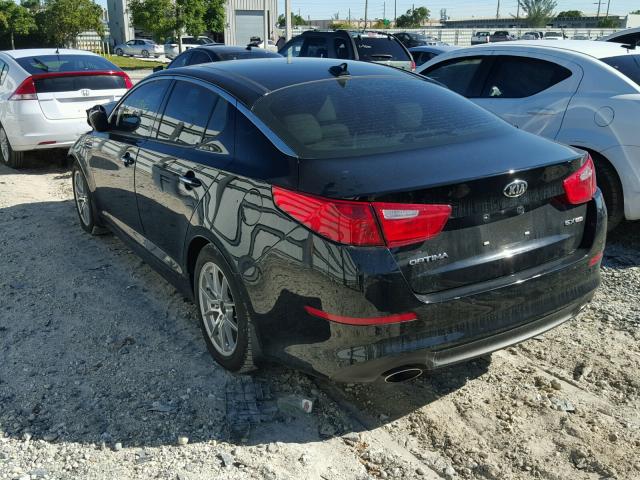 5XXGN4A70FG354496 - 2015 KIA OPTIMA EX BLACK photo 3