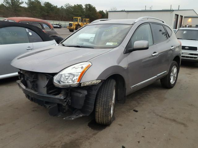 JN8AS5MV2CW716079 - 2012 NISSAN ROGUE S GRAY photo 2