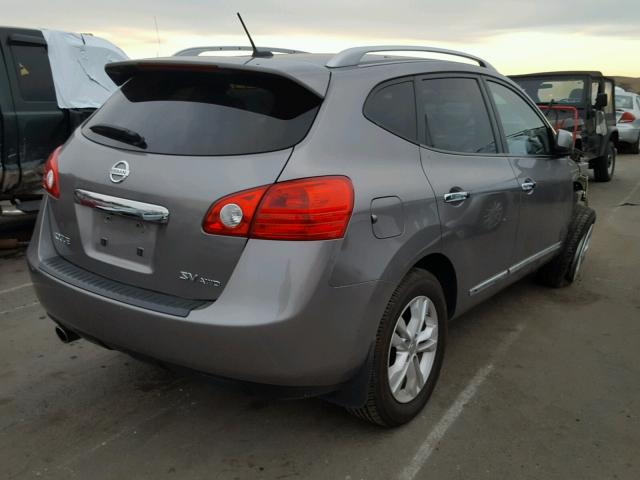 JN8AS5MV2CW716079 - 2012 NISSAN ROGUE S GRAY photo 4