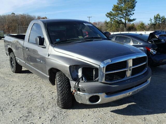 1D7HA16K96J205436 - 2006 DODGE RAM 1500 S GRAY photo 1