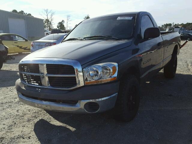 1D7HA16K96J205436 - 2006 DODGE RAM 1500 S GRAY photo 2