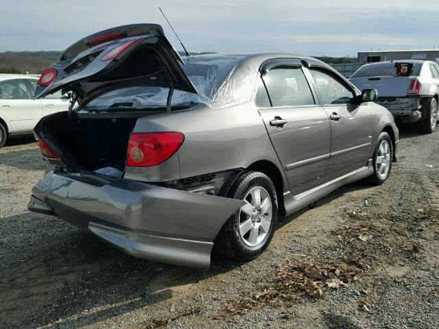 1NXBR32E28Z951583 - 2008 TOYOTA COROLLA CE GRAY photo 4