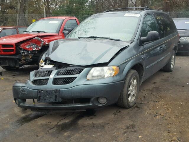 2D4GP44L93R218523 - 2003 DODGE GRAND CARA GRAY photo 2