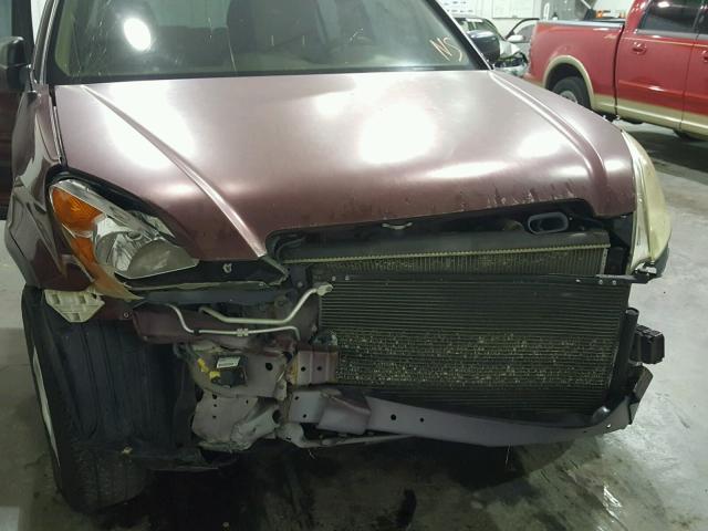 JHLRD68473C014344 - 2003 HONDA CR-V LX MAROON photo 9