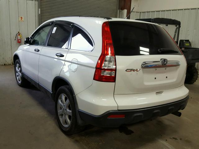 JHLRE48577C027952 - 2007 HONDA CR-V EX WHITE photo 3