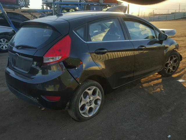 3FADP4FJ6BM167554 - 2011 FORD FIESTA SES BLACK photo 4