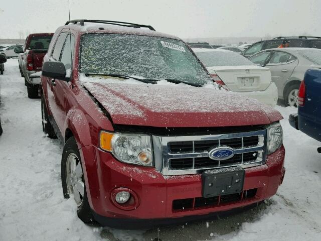 1FMCU0DG9BKB93504 - 2011 FORD ESCAPE XLT RED photo 1