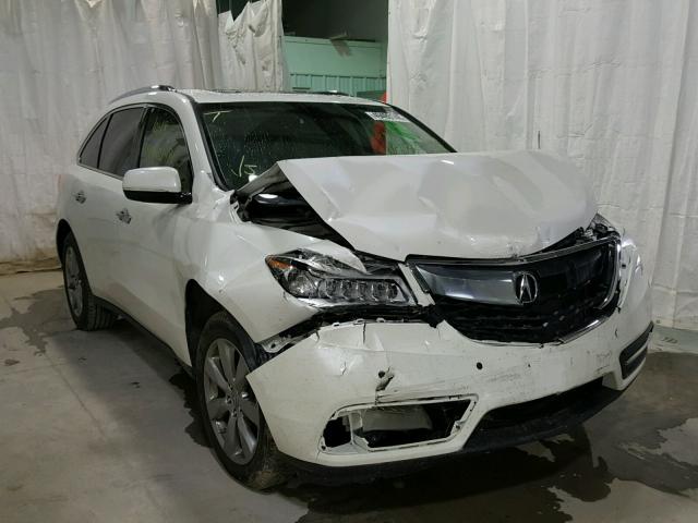 5FRYD4H83EB011137 - 2014 ACURA MDX ADVANC WHITE photo 1