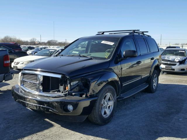 1D4HB58D44F176847 - 2004 DODGE DURANGO LI BLACK photo 2