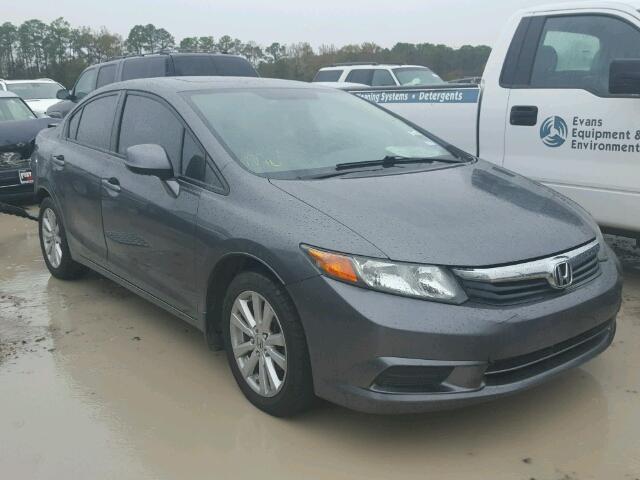 19XFB2F93CE021362 - 2012 HONDA CIVIC EXL GRAY photo 1