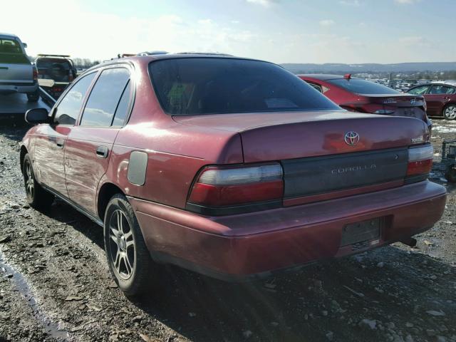 2T1BA02E0TC146553 - 1996 TOYOTA COROLLA RED photo 3